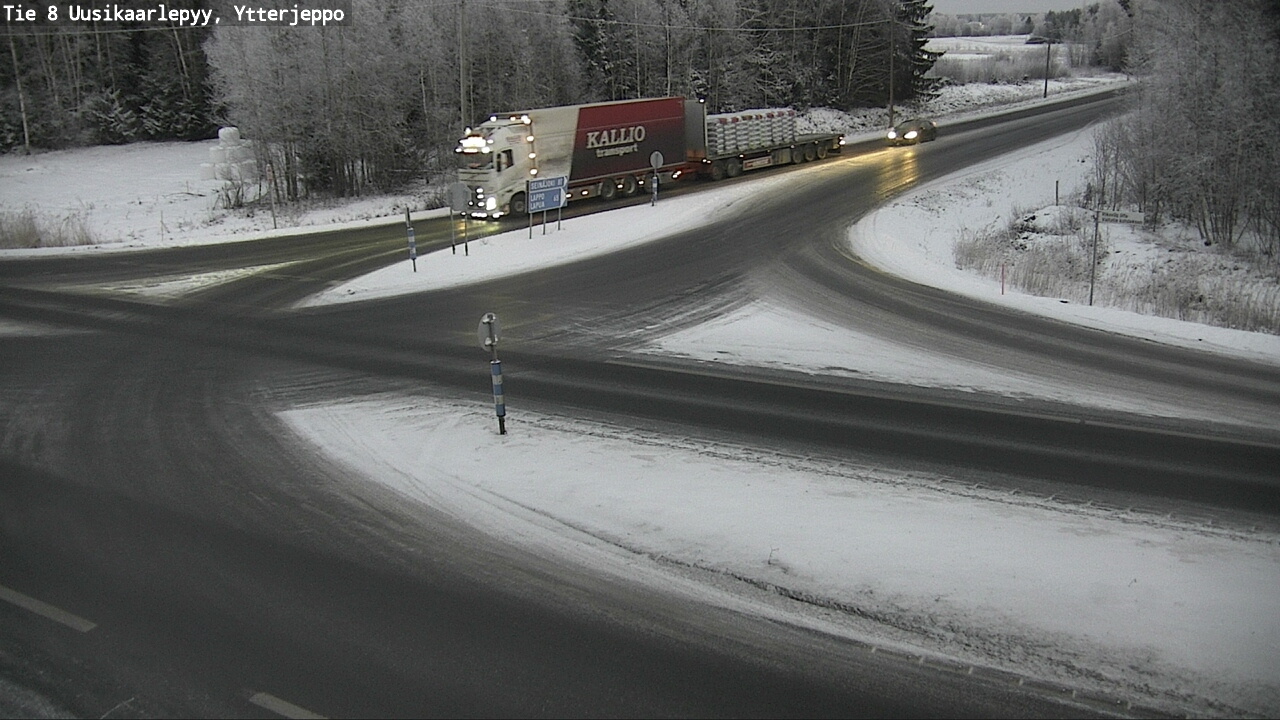 Kelikamerat Kuva Tie 8 Uusikaarlepyy, Ytterjeppo, Uusikaarlepyy, Pohjanmaa