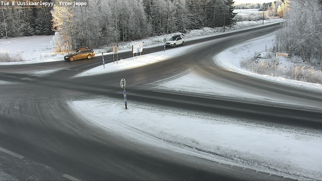 Weather Camera Image Väg 8 Nykarleby, Ytterjeppo, Uusikaarlepyy, Pohjanmaa