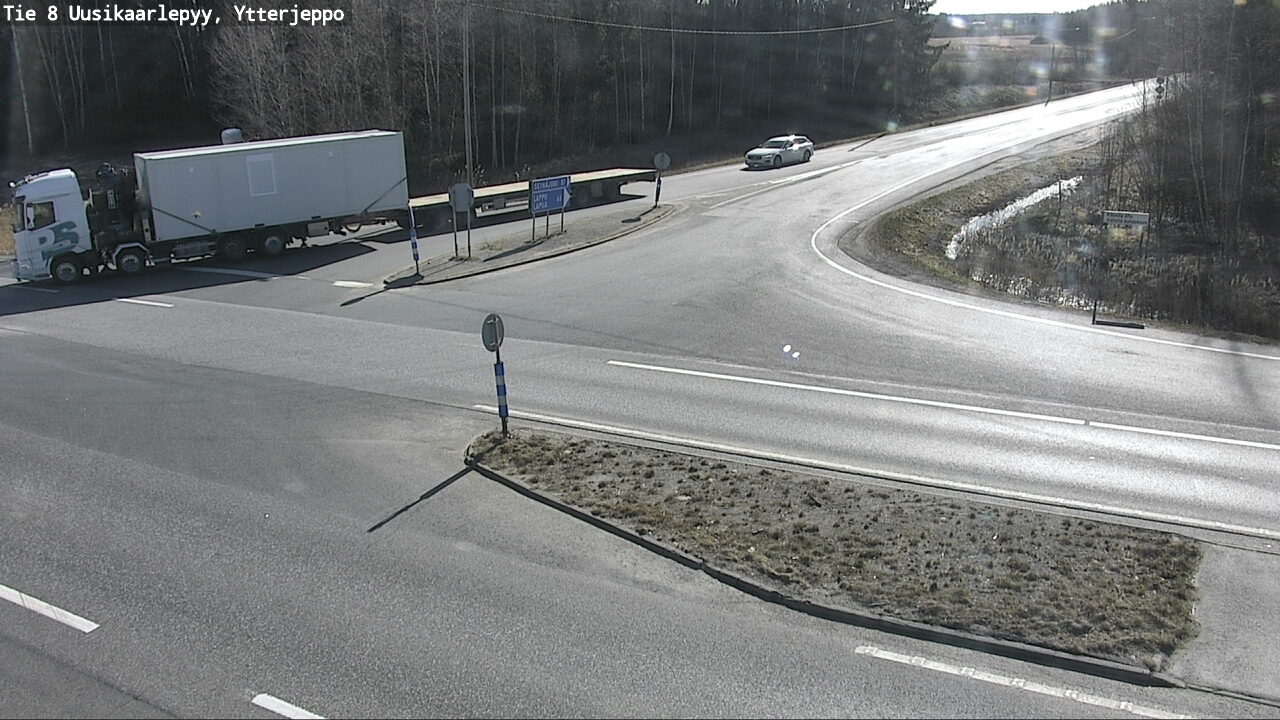 Weather Camera Image Väg 8 Nykarleby, Ytterjeppo, Uusikaarlepyy, Pohjanmaa