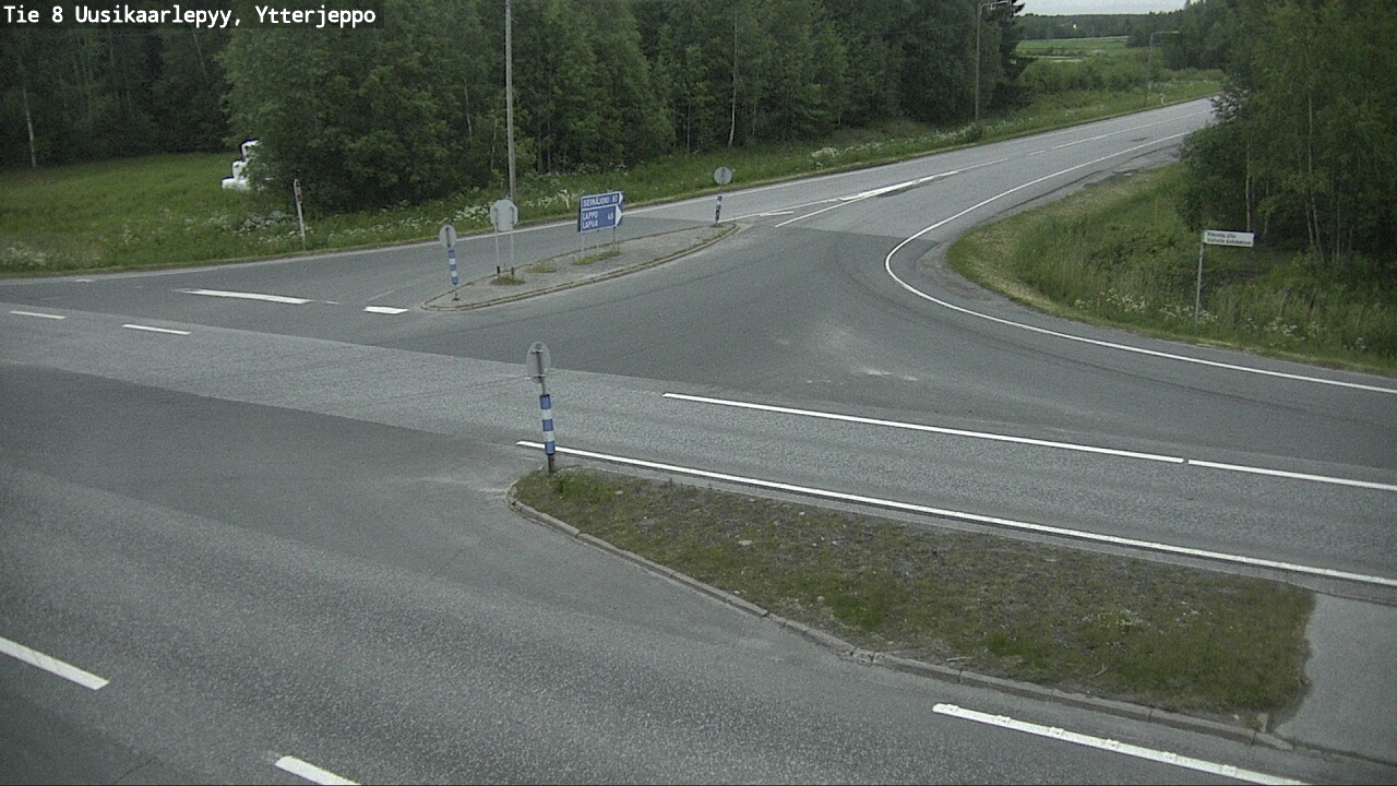 Kelikamerat Kuva Tie 8 Uusikaarlepyy, Ytterjeppo, Uusikaarlepyy, Pohjanmaa