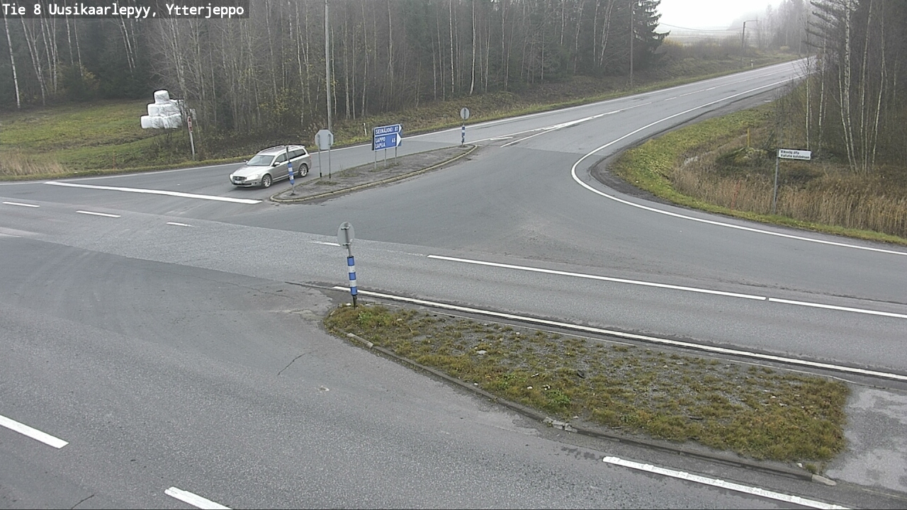 Kelikamerat Kuva Tie 8 Uusikaarlepyy, Ytterjeppo, Uusikaarlepyy, Pohjanmaa
