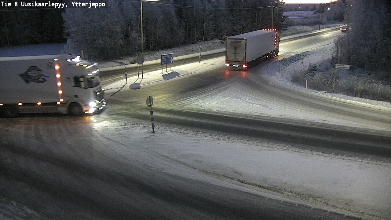 Kelikamerat Kuva Tie 8 Uusikaarlepyy, Ytterjeppo, Uusikaarlepyy, Pohjanmaa
