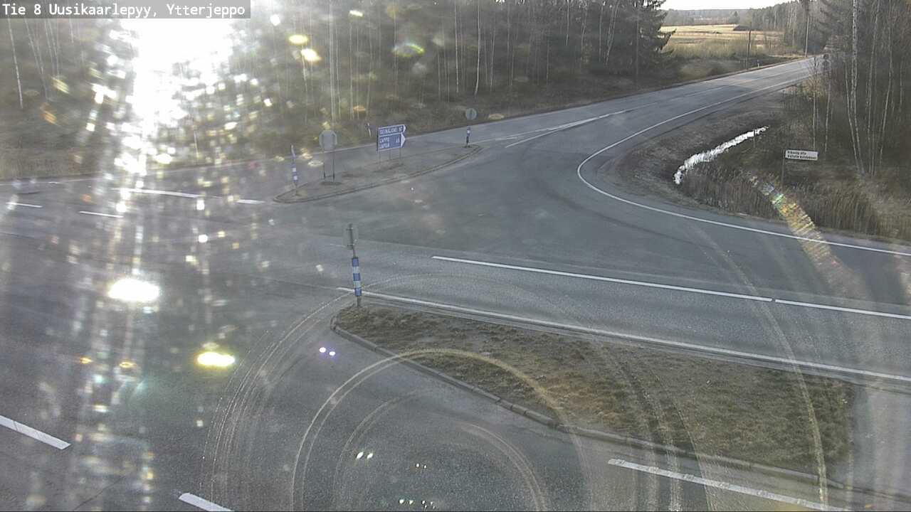 Weather Camera Image Väg 8 Nykarleby, Ytterjeppo, Uusikaarlepyy, Pohjanmaa