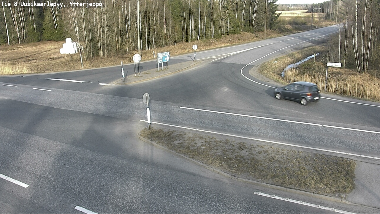 Weather Camera Image Väg 8 Nykarleby, Ytterjeppo, Uusikaarlepyy, Pohjanmaa
