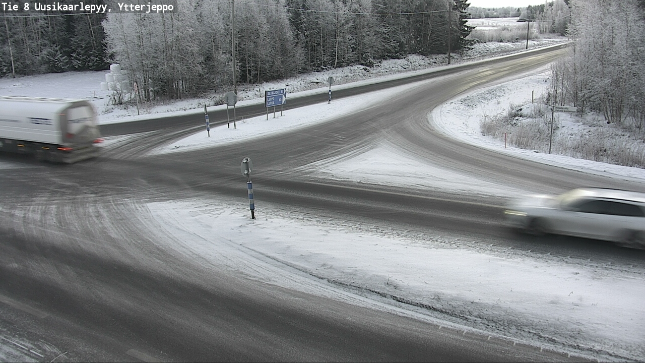 Kelikamerat Kuva Tie 8 Uusikaarlepyy, Ytterjeppo, Uusikaarlepyy, Pohjanmaa
