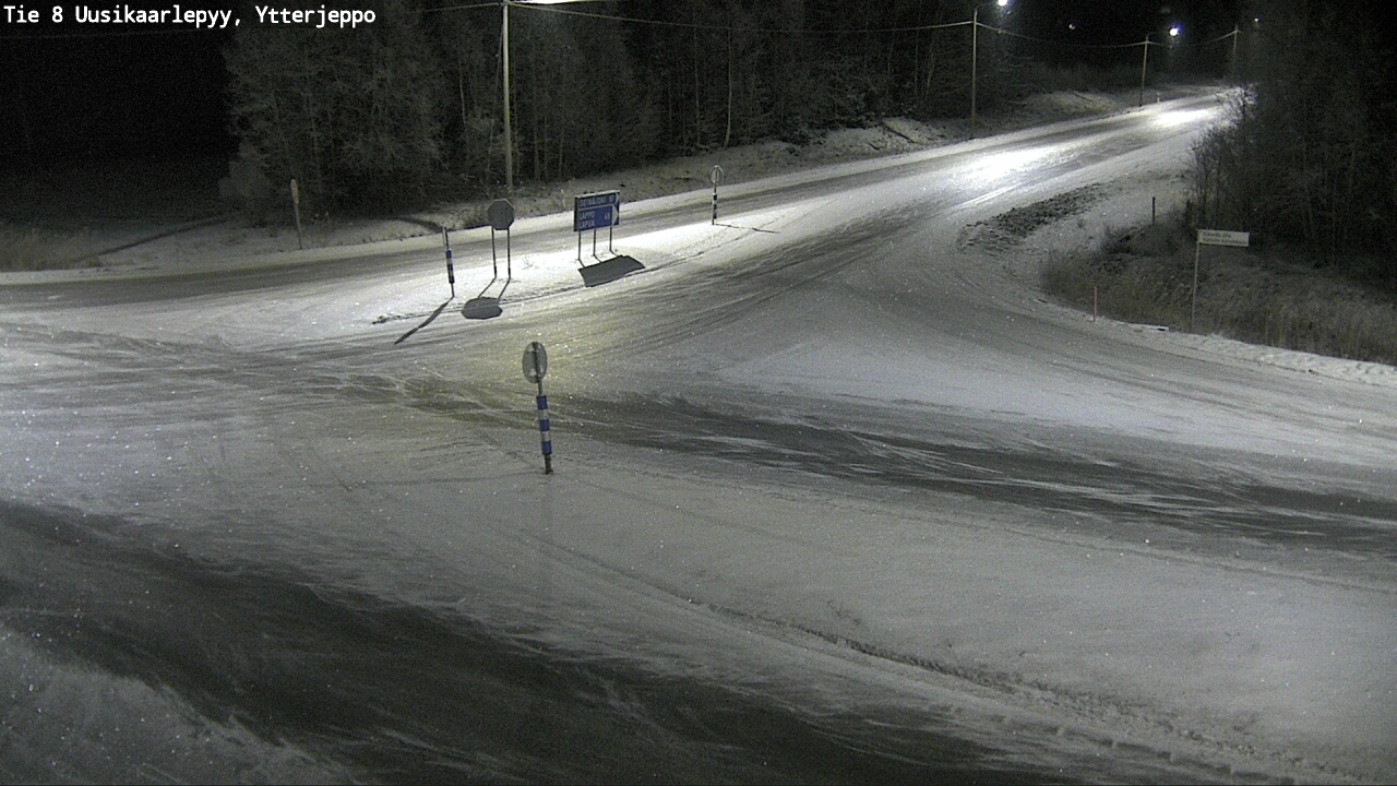Kelikamerat Kuva Tie 8 Uusikaarlepyy, Ytterjeppo, Uusikaarlepyy, Pohjanmaa