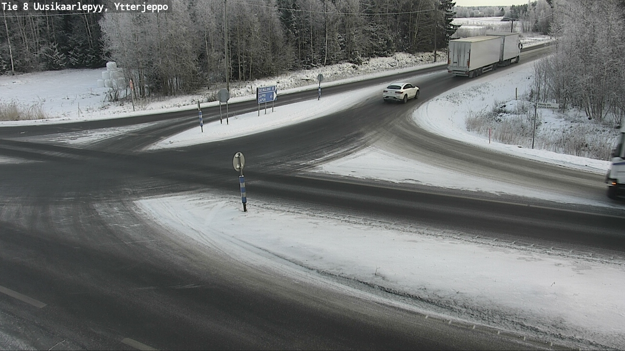 Kelikamerat Kuva Tie 8 Uusikaarlepyy, Ytterjeppo, Uusikaarlepyy, Pohjanmaa