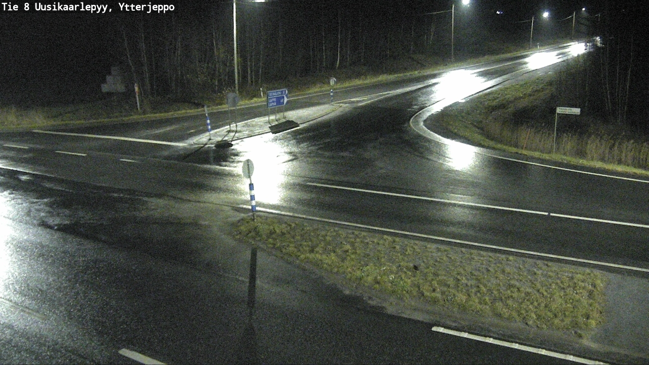 Weather Camera Image Väg 8 Nykarleby, Ytterjeppo, Uusikaarlepyy, Pohjanmaa