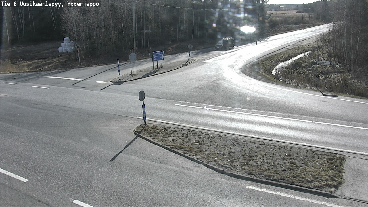 Weather Camera Image Väg 8 Nykarleby, Ytterjeppo, Uusikaarlepyy, Pohjanmaa