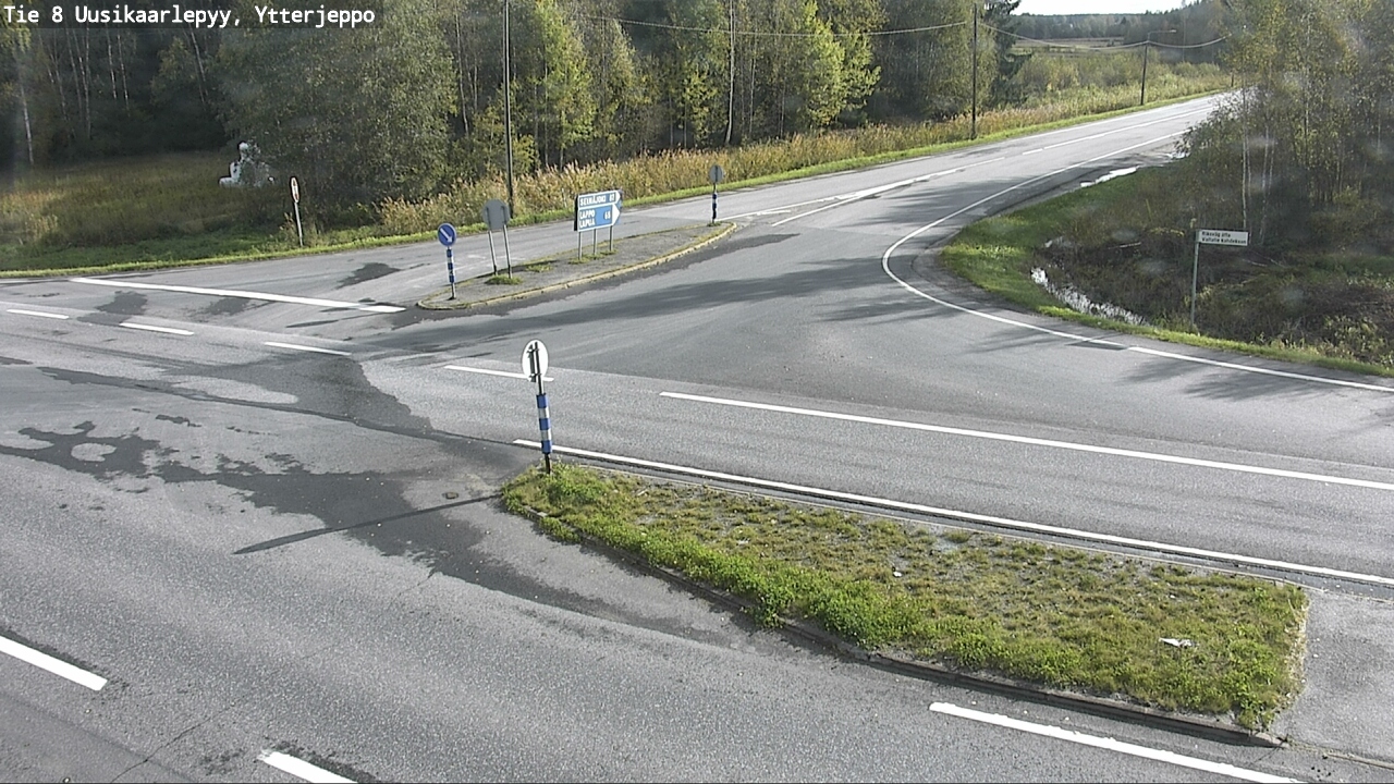Weather Camera Image Road 8 Uusikaarlepyy, Ytterjeppo, Uusikaarlepyy, Pohjanmaa