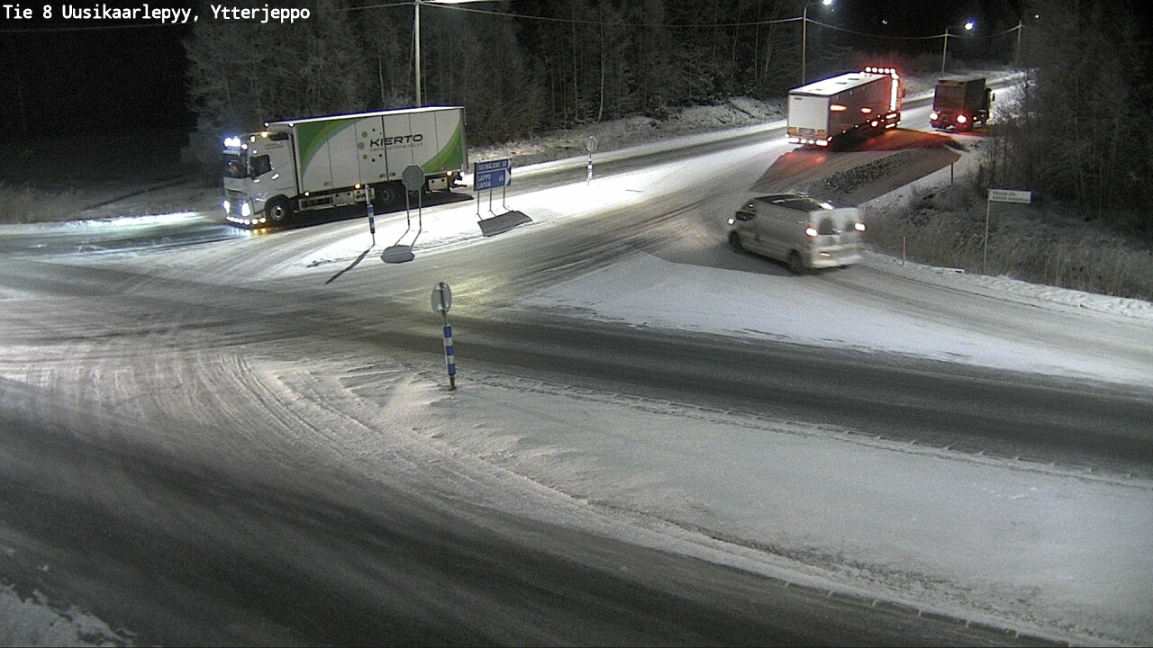 Kelikamerat Kuva Tie 8 Uusikaarlepyy, Ytterjeppo, Uusikaarlepyy, Pohjanmaa