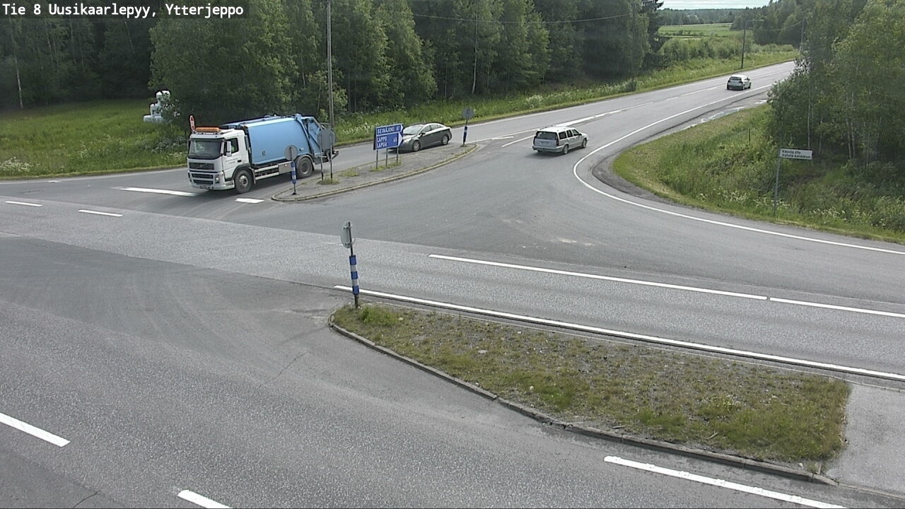 Weather Camera Image Road 8 Uusikaarlepyy, Ytterjeppo, Uusikaarlepyy, Pohjanmaa