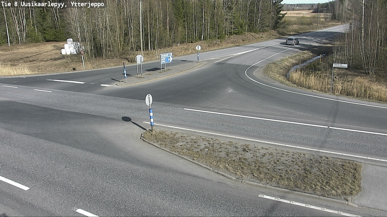 Weather Camera Image Väg 8 Nykarleby, Ytterjeppo, Uusikaarlepyy, Pohjanmaa