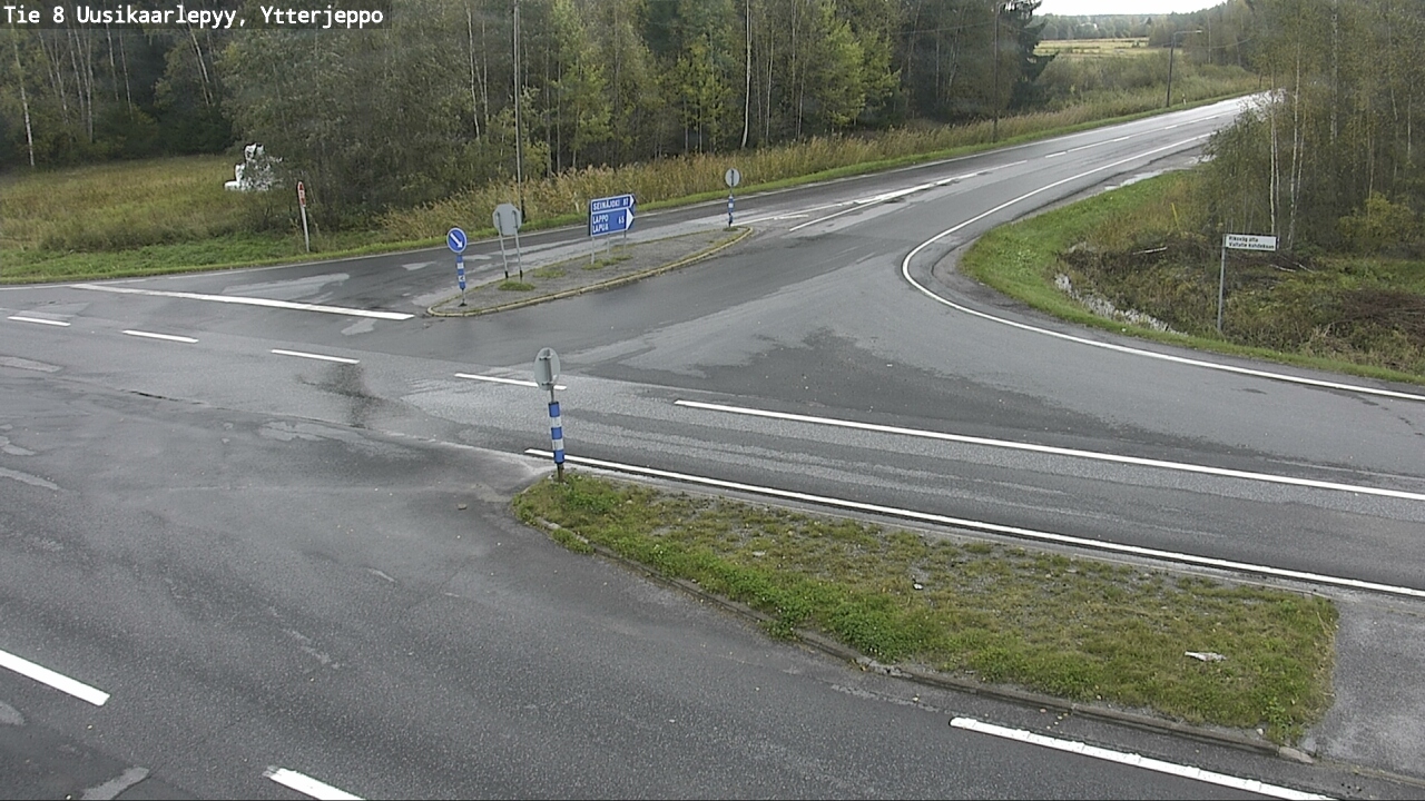 Weather Camera Image Road 8 Uusikaarlepyy, Ytterjeppo, Uusikaarlepyy, Pohjanmaa