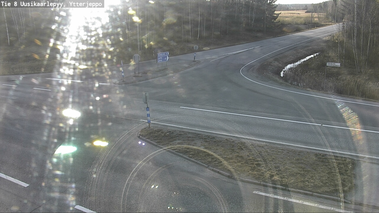Weather Camera Image Väg 8 Nykarleby, Ytterjeppo, Uusikaarlepyy, Pohjanmaa