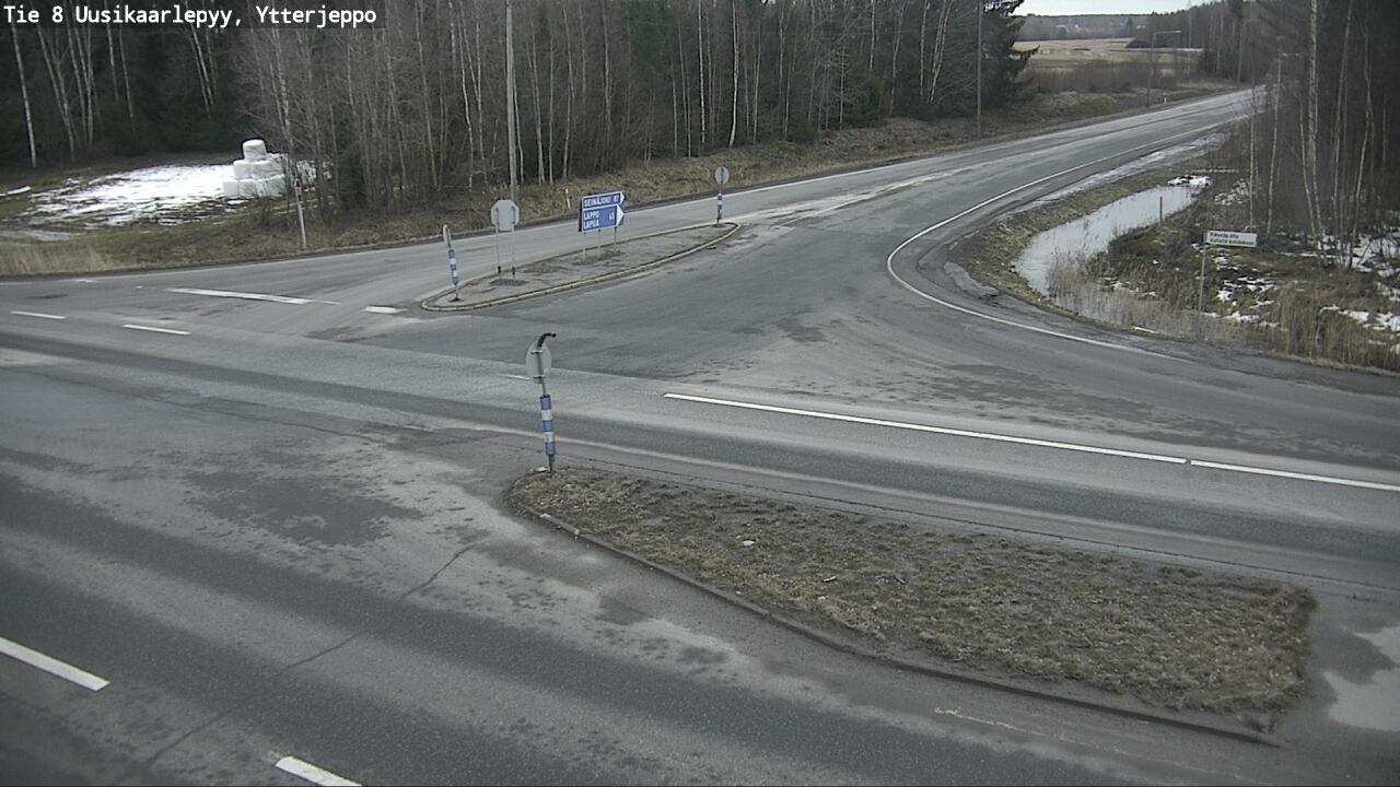 Weather Camera Image Väg 8 Nykarleby, Ytterjeppo, Uusikaarlepyy, Pohjanmaa