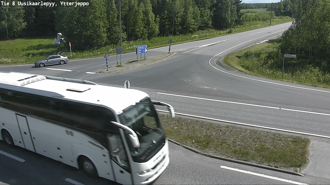 Weather Camera Image Road 8 Uusikaarlepyy, Ytterjeppo, Uusikaarlepyy, Pohjanmaa