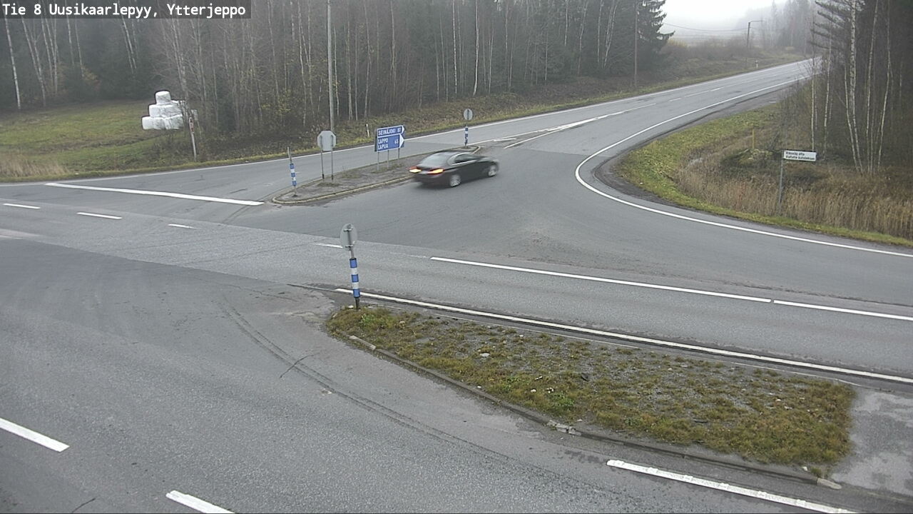 Kelikamerat Kuva Tie 8 Uusikaarlepyy, Ytterjeppo, Uusikaarlepyy, Pohjanmaa
