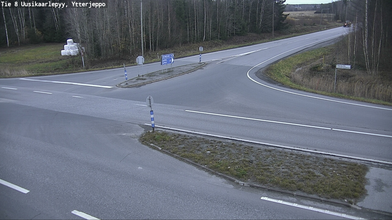 Kelikamerat Kuva Tie 8 Uusikaarlepyy, Ytterjeppo, Uusikaarlepyy, Pohjanmaa