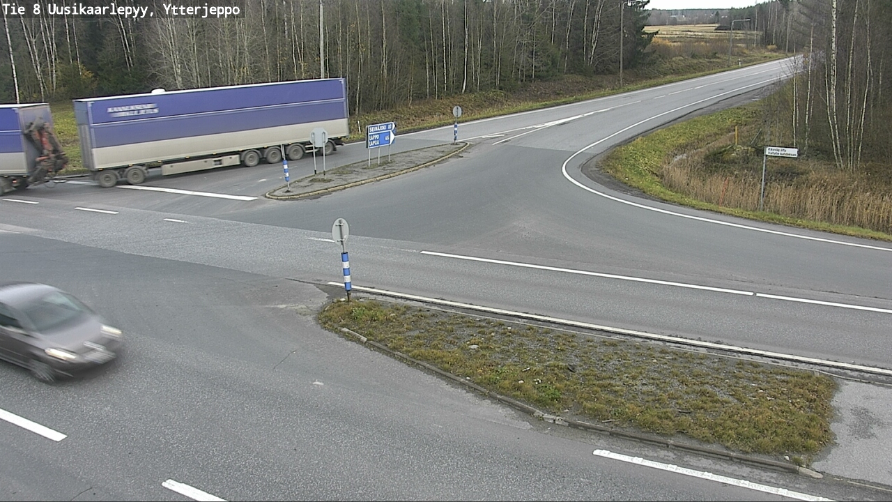 Kelikamerat Kuva Tie 8 Uusikaarlepyy, Ytterjeppo, Uusikaarlepyy, Pohjanmaa