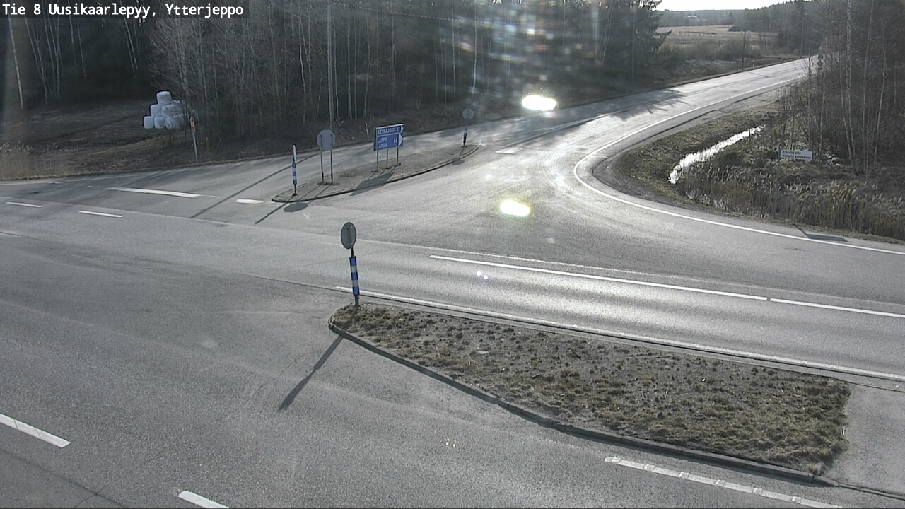 Weather Camera Image Väg 8 Nykarleby, Ytterjeppo, Uusikaarlepyy, Pohjanmaa