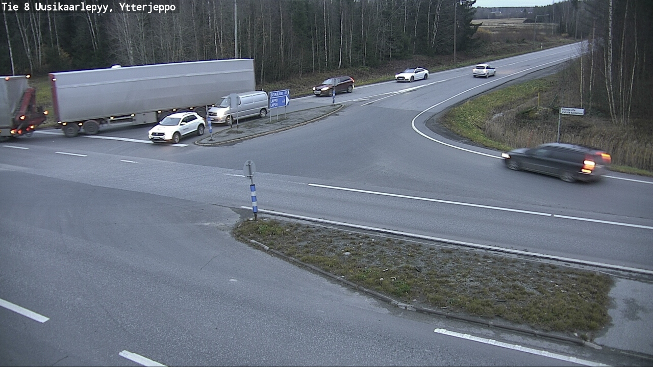 Kelikamerat Kuva Tie 8 Uusikaarlepyy, Ytterjeppo, Uusikaarlepyy, Pohjanmaa