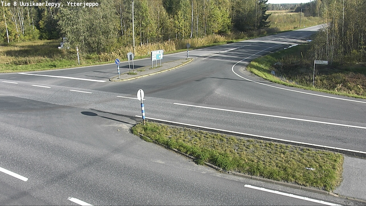 Weather Camera Image Road 8 Uusikaarlepyy, Ytterjeppo, Uusikaarlepyy, Pohjanmaa