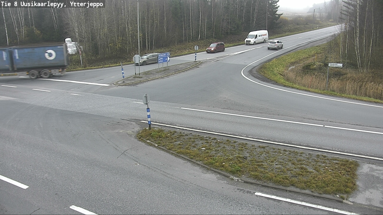 Kelikamerat Kuva Tie 8 Uusikaarlepyy, Ytterjeppo, Uusikaarlepyy, Pohjanmaa