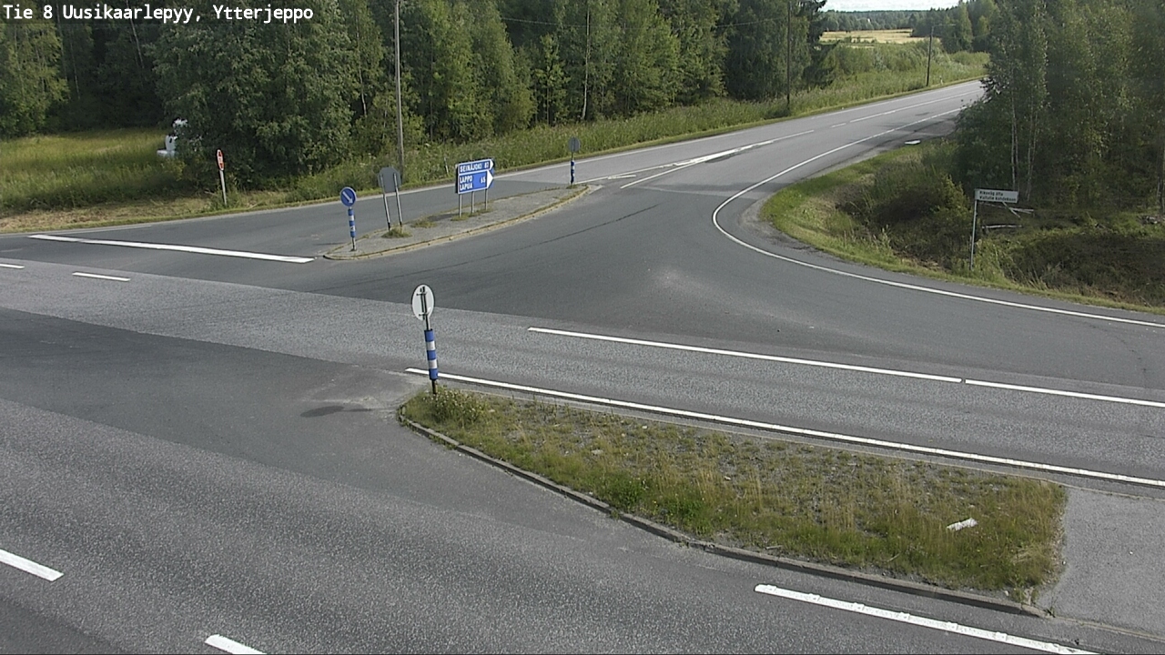 Kelikamerat Kuva Tie 8 Uusikaarlepyy, Ytterjeppo, Uusikaarlepyy, Pohjanmaa
