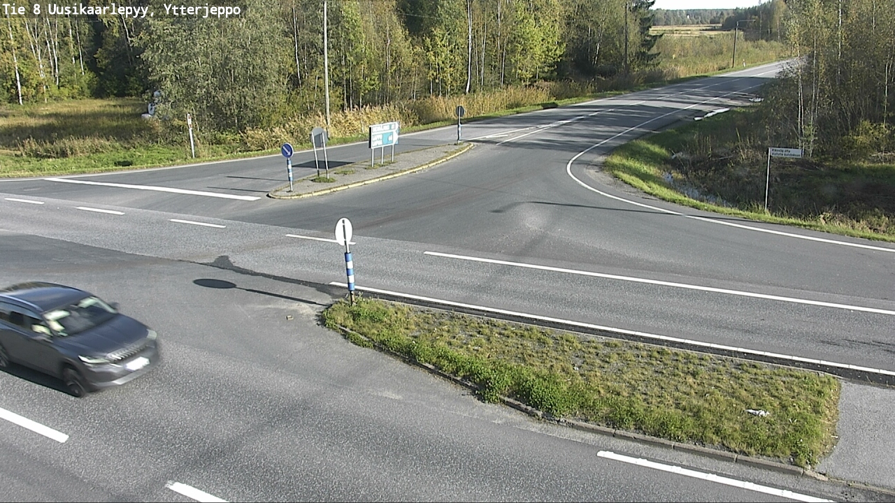 Weather Camera Image Road 8 Uusikaarlepyy, Ytterjeppo, Uusikaarlepyy, Pohjanmaa