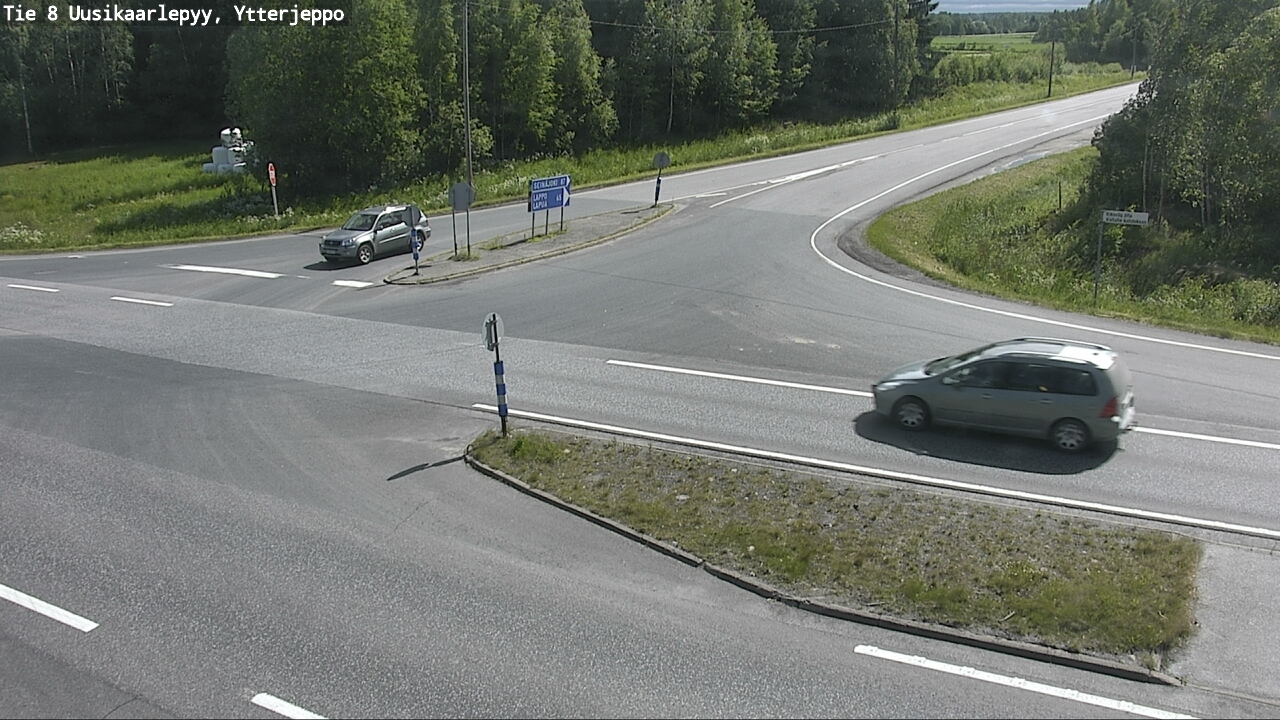 Weather Camera Image Road 8 Uusikaarlepyy, Ytterjeppo, Uusikaarlepyy, Pohjanmaa