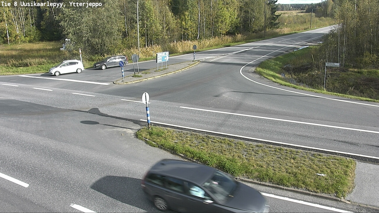 Weather Camera Image Road 8 Uusikaarlepyy, Ytterjeppo, Uusikaarlepyy, Pohjanmaa