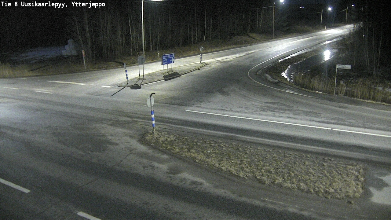 Weather Camera Image Väg 8 Nykarleby, Ytterjeppo, Uusikaarlepyy, Pohjanmaa