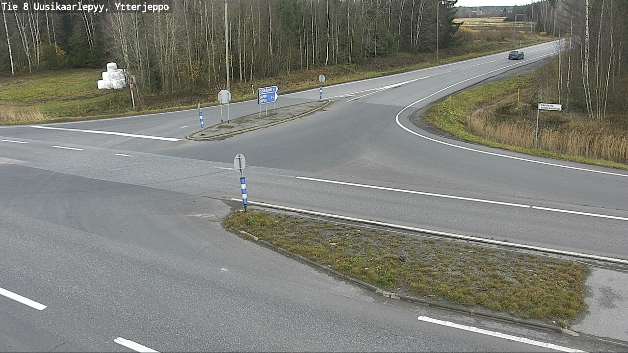 Kelikamerat Kuva Tie 8 Uusikaarlepyy, Ytterjeppo, Uusikaarlepyy, Pohjanmaa
