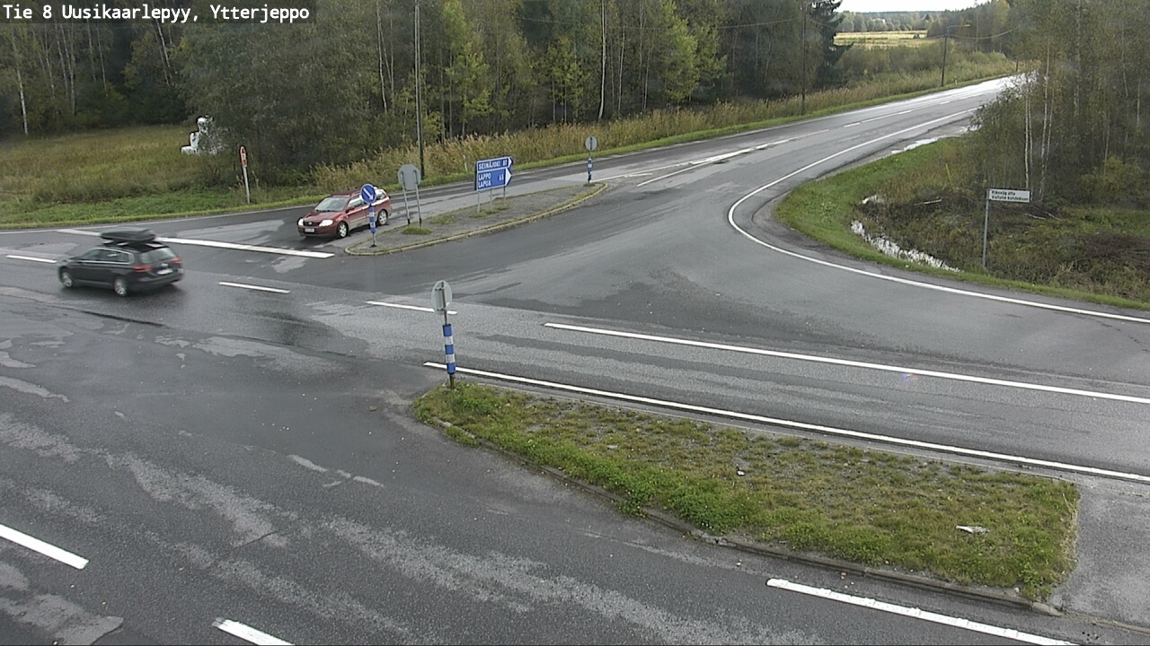 Weather Camera Image Road 8 Uusikaarlepyy, Ytterjeppo, Uusikaarlepyy, Pohjanmaa