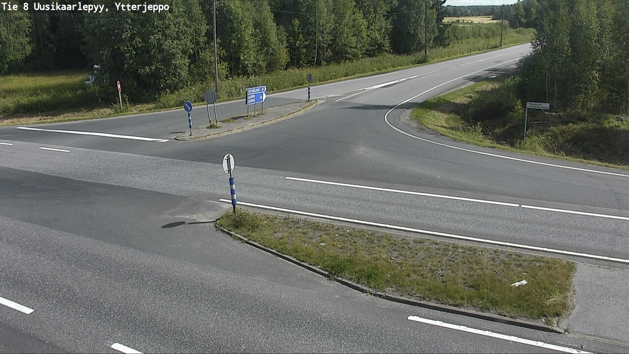 Kelikamerat Kuva Tie 8 Uusikaarlepyy, Ytterjeppo, Uusikaarlepyy, Pohjanmaa