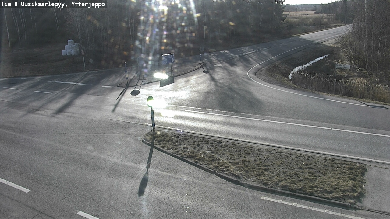 Weather Camera Image Väg 8 Nykarleby, Ytterjeppo, Uusikaarlepyy, Pohjanmaa