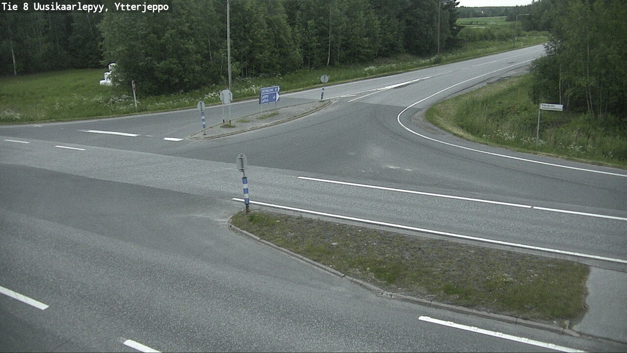 Kelikamerat Kuva Tie 8 Uusikaarlepyy, Ytterjeppo, Uusikaarlepyy, Pohjanmaa
