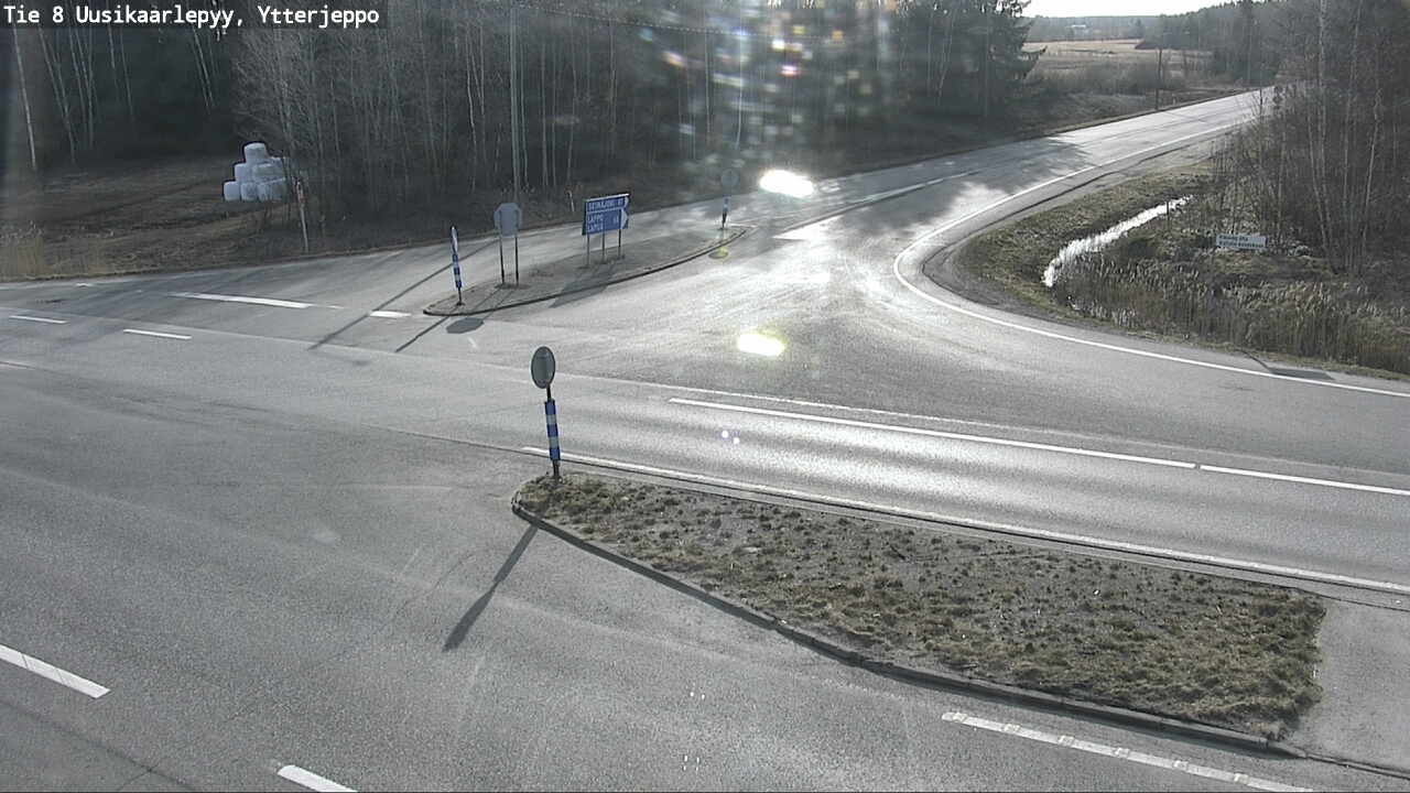 Weather Camera Image Väg 8 Nykarleby, Ytterjeppo, Uusikaarlepyy, Pohjanmaa