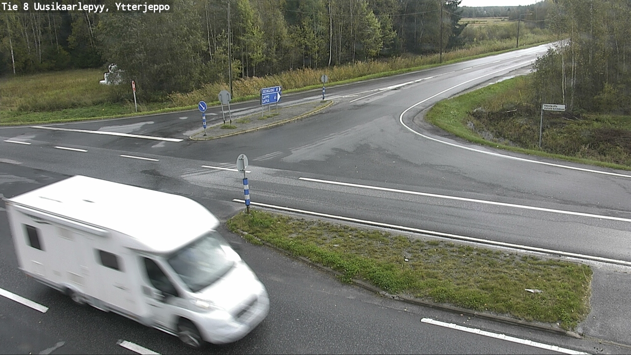 Weather Camera Image Road 8 Uusikaarlepyy, Ytterjeppo, Uusikaarlepyy, Pohjanmaa