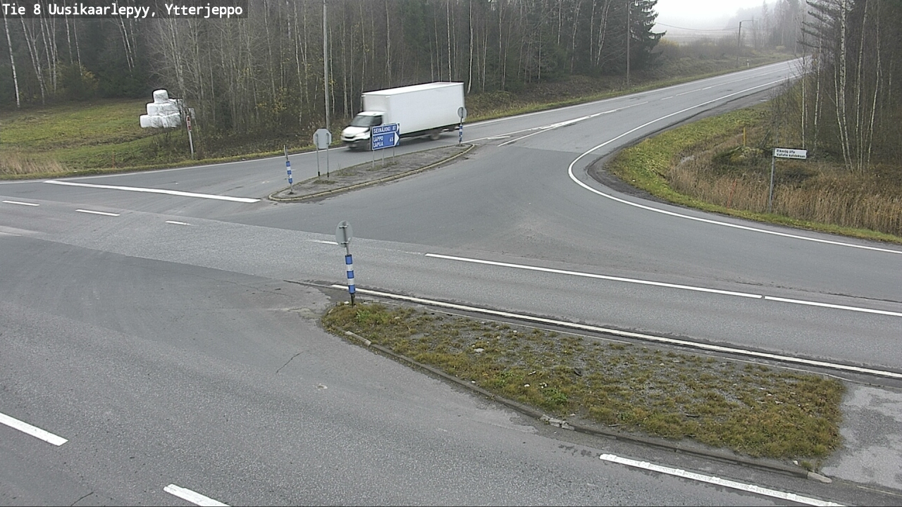 Kelikamerat Kuva Tie 8 Uusikaarlepyy, Ytterjeppo, Uusikaarlepyy, Pohjanmaa