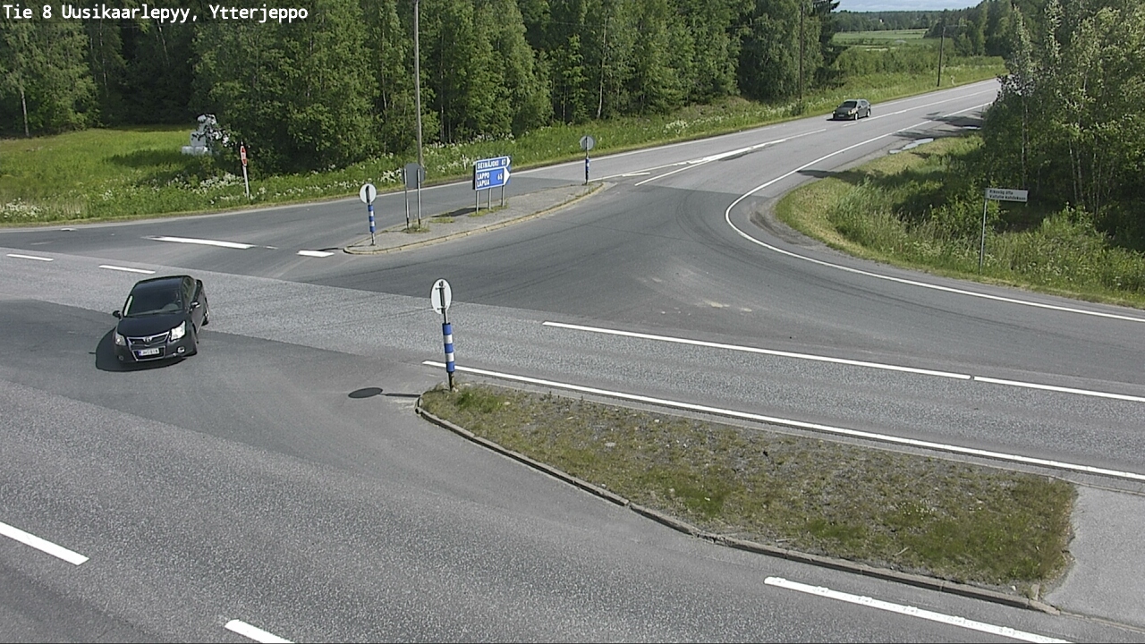Weather Camera Image Väg 8 Nykarleby, Ytterjeppo, Uusikaarlepyy, Pohjanmaa