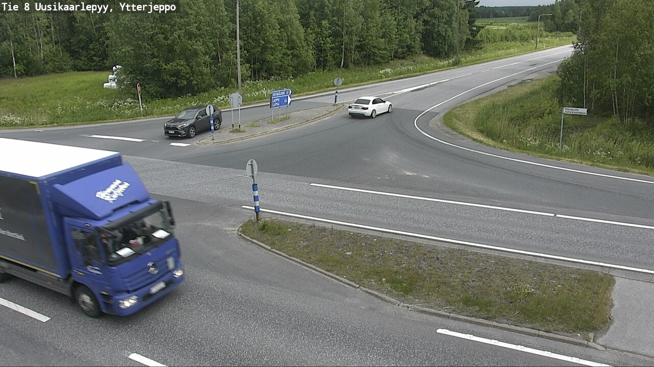 Kelikamerat Kuva Tie 8 Uusikaarlepyy, Ytterjeppo, Uusikaarlepyy, Pohjanmaa