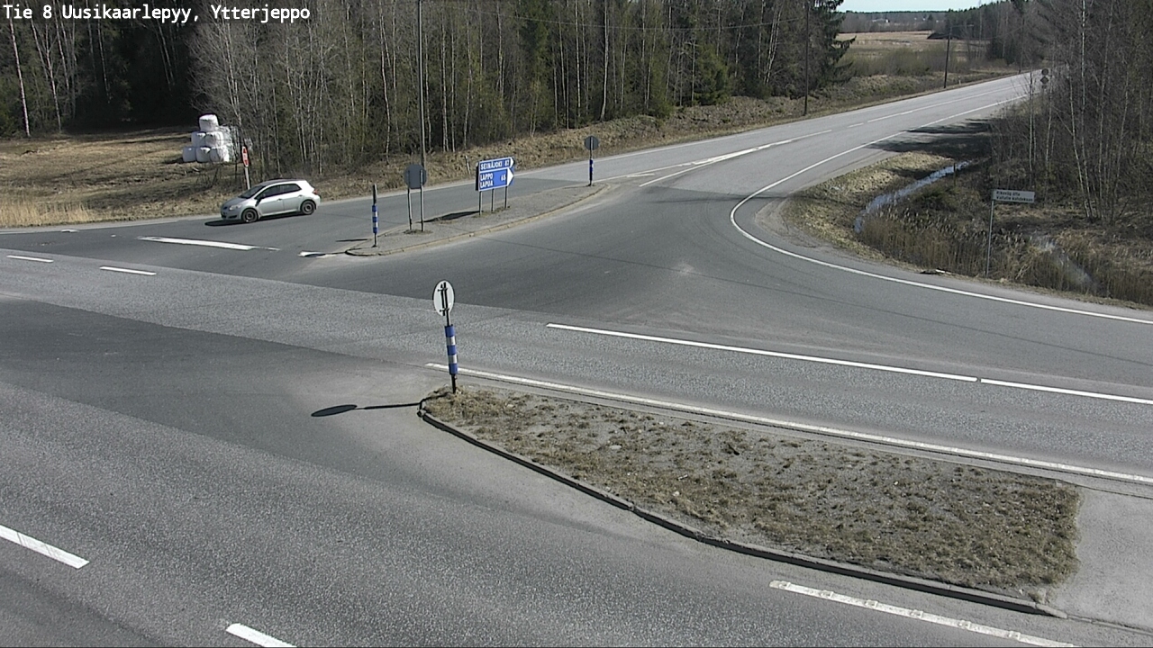 Weather Camera Image Väg 8 Nykarleby, Ytterjeppo, Uusikaarlepyy, Pohjanmaa