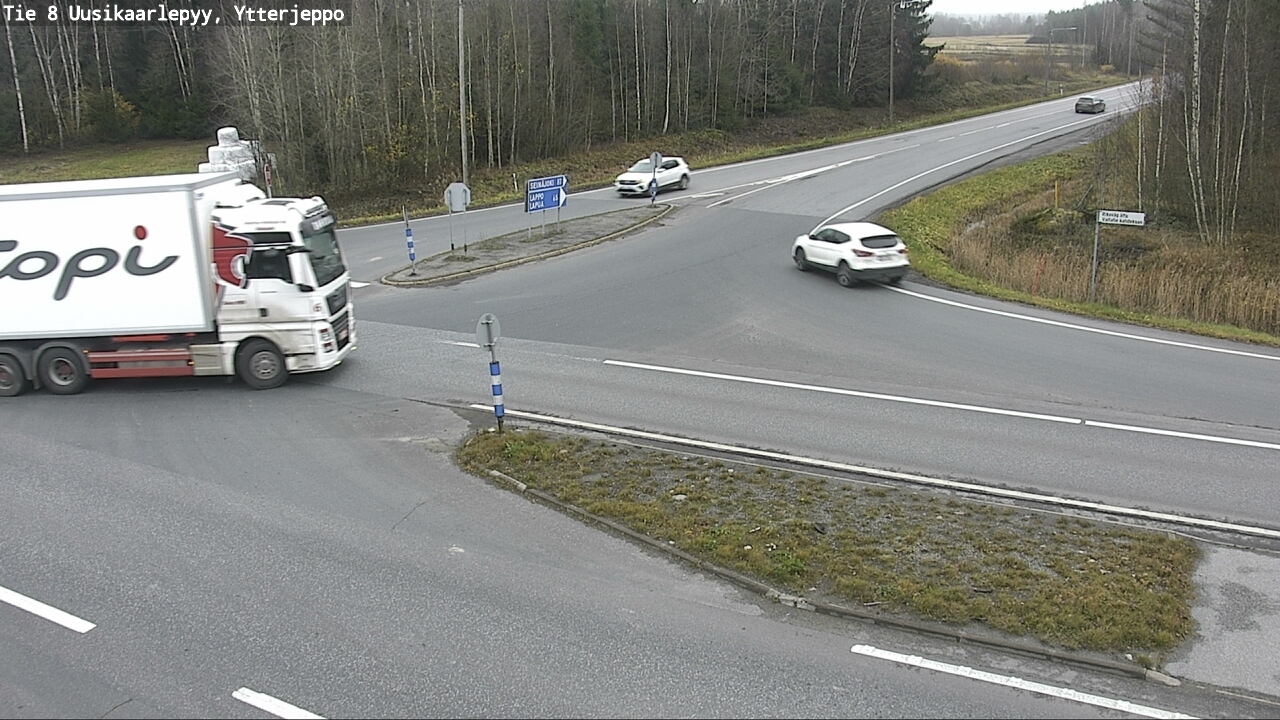 Kelikamerat Kuva Tie 8 Uusikaarlepyy, Ytterjeppo, Uusikaarlepyy, Pohjanmaa