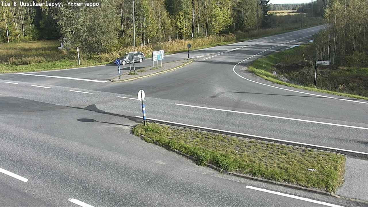 Weather Camera Image Road 8 Uusikaarlepyy, Ytterjeppo, Uusikaarlepyy, Pohjanmaa