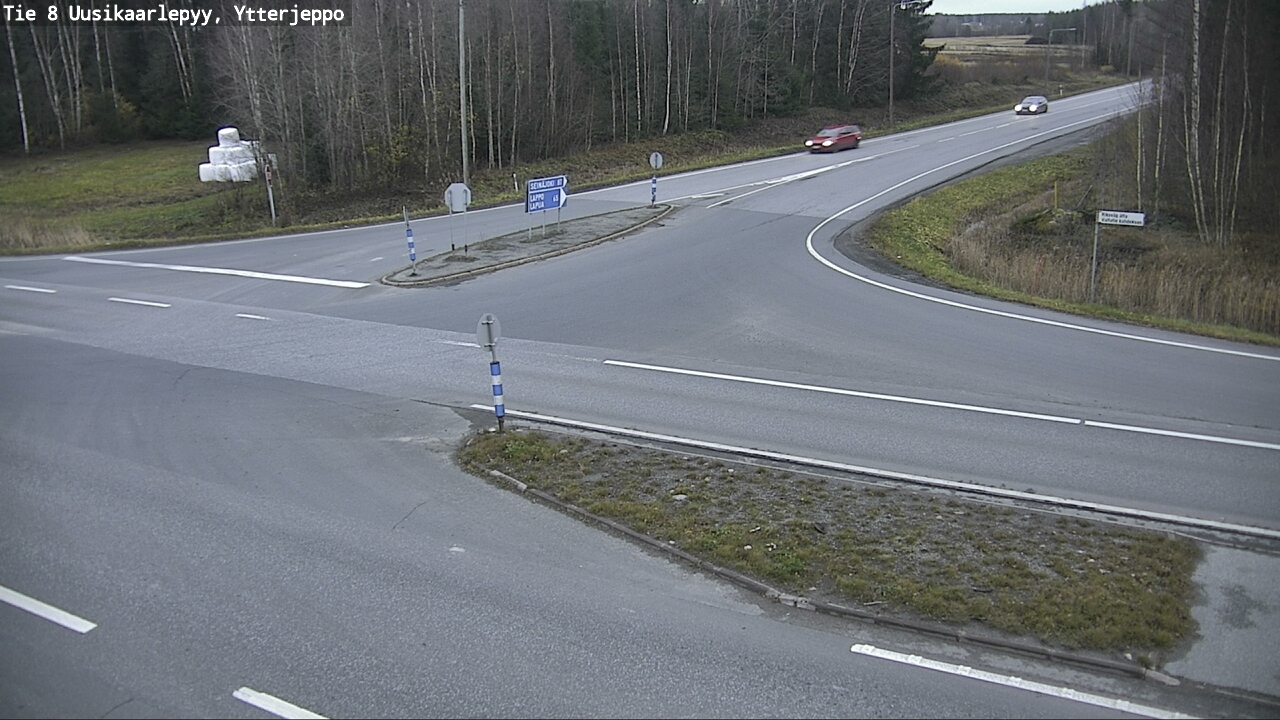 Kelikamerat Kuva Tie 8 Uusikaarlepyy, Ytterjeppo, Uusikaarlepyy, Pohjanmaa