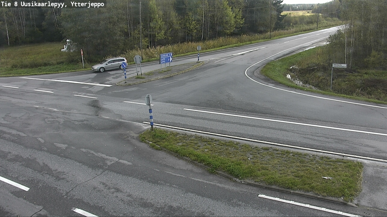 Weather Camera Image Road 8 Uusikaarlepyy, Ytterjeppo, Uusikaarlepyy, Pohjanmaa