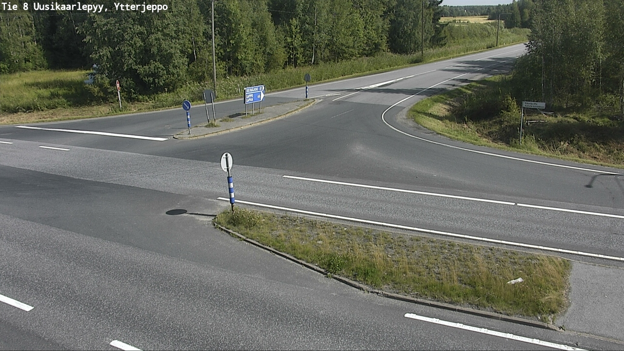 Kelikamerat Kuva Tie 8 Uusikaarlepyy, Ytterjeppo, Uusikaarlepyy, Pohjanmaa
