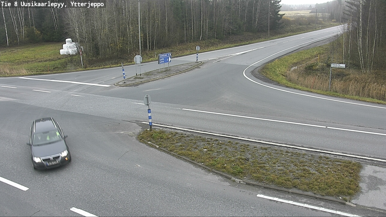 Kelikamerat Kuva Tie 8 Uusikaarlepyy, Ytterjeppo, Uusikaarlepyy, Pohjanmaa